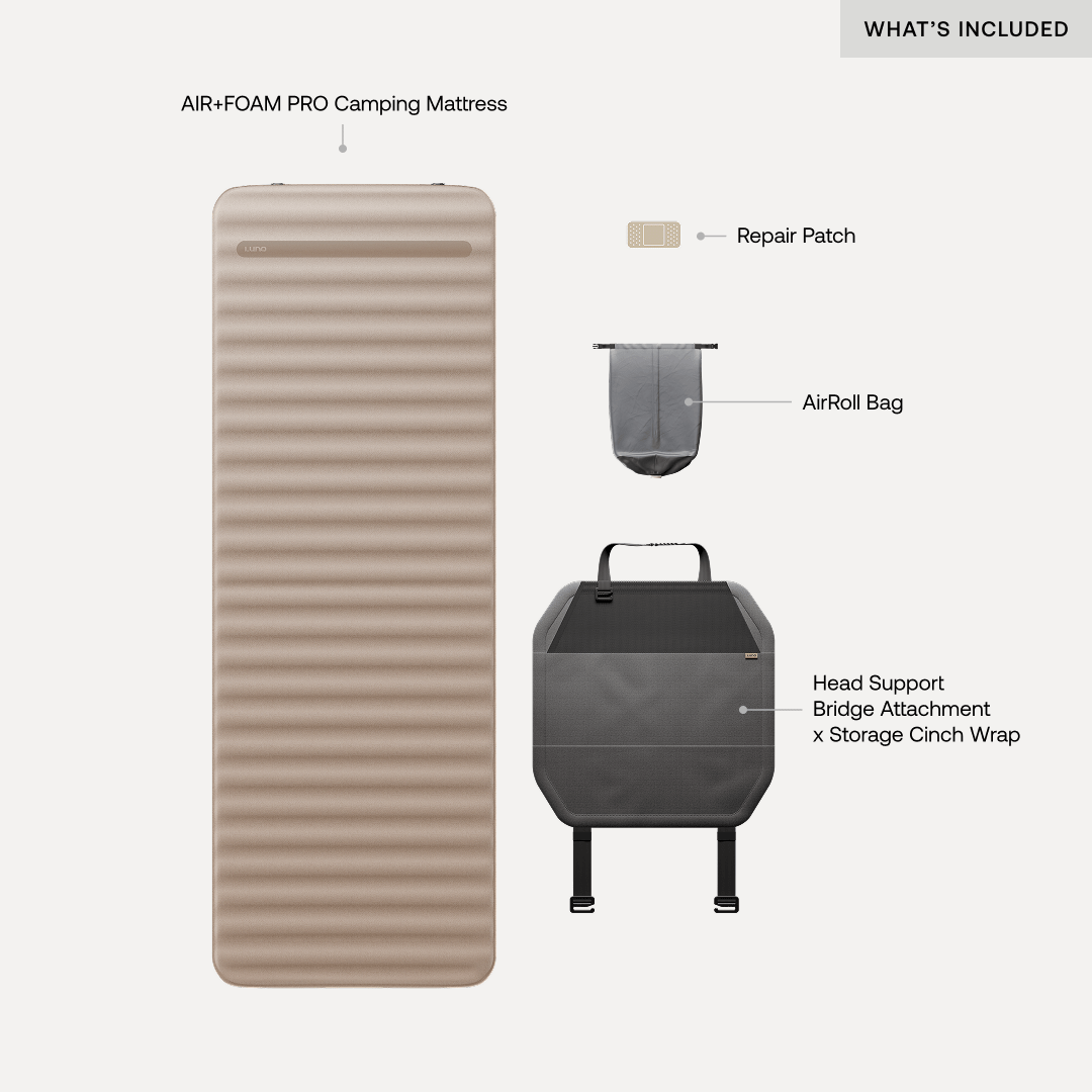 AIR+FOAM PRO Camping Mattress - Roar Baby Monitors