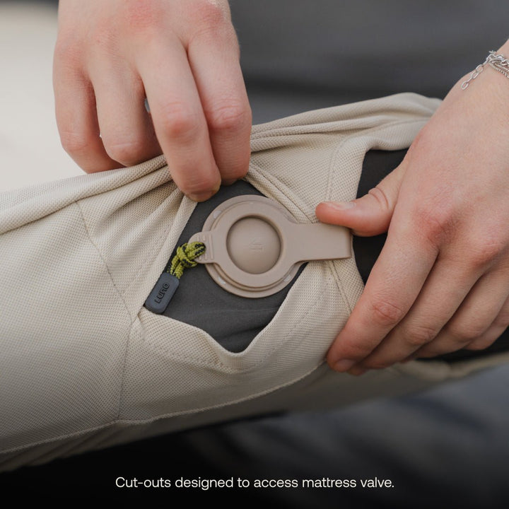 Fitted Mattress Sheet - AIR+FOAM Pro Camping Mattress - Roar Baby Monitors